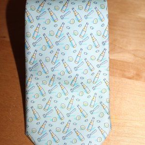 Vineyard Vines Men's Silk Tie Corona Beer With Limes and Can Openers
